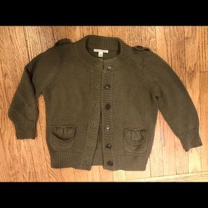 100% cotton Banana Republic Khaki green sweater